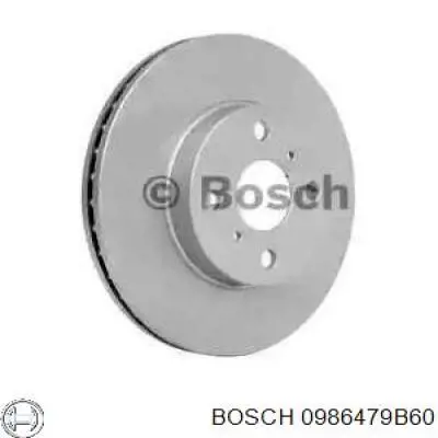 0 986 479 B60 Bosch диск тормозной передний