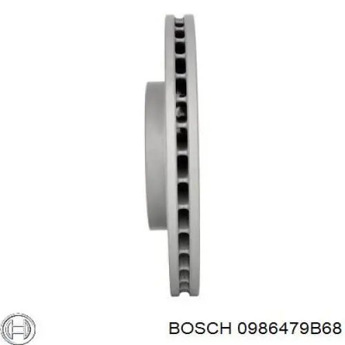 0 986 479 B68 Bosch диск тормозной передний