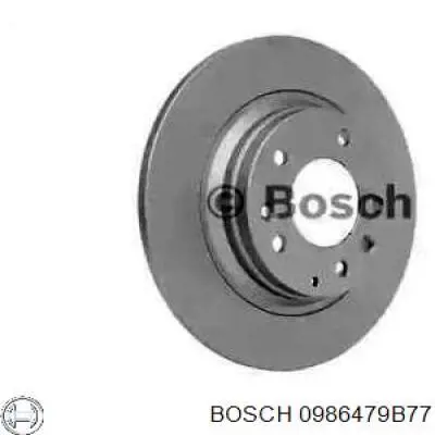 0986479B77 Bosch тормозные диски