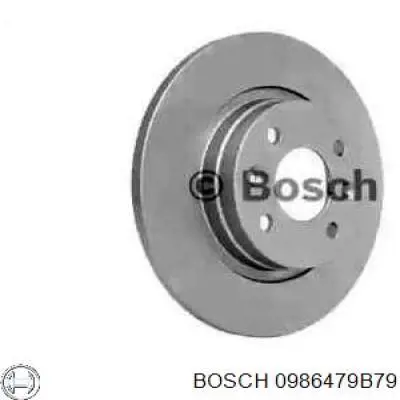 0986479B79 Bosch диск тормозной передний