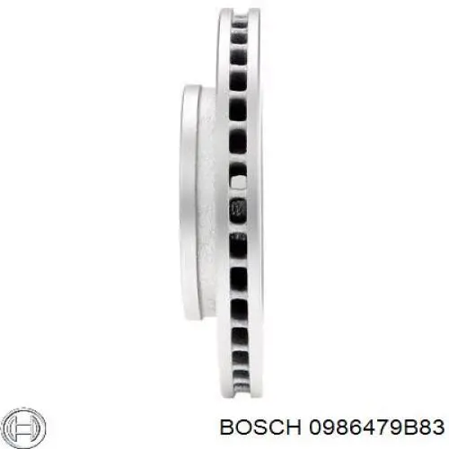 Передние тормозные диски 0986479B83 Bosch