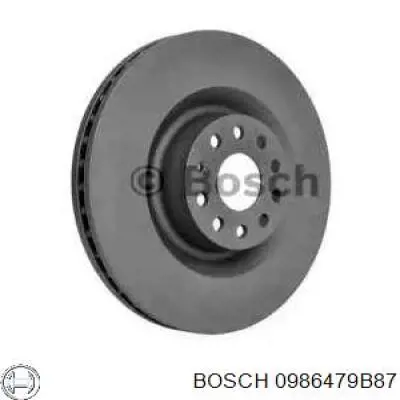 0986479B87 Bosch диск тормозной передний