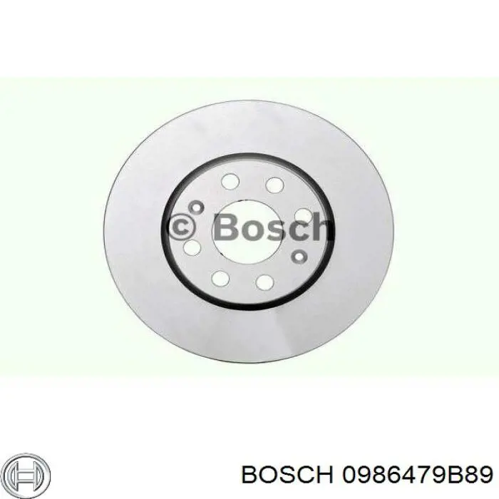 0 986 479 B89 Bosch диск тормозной передний