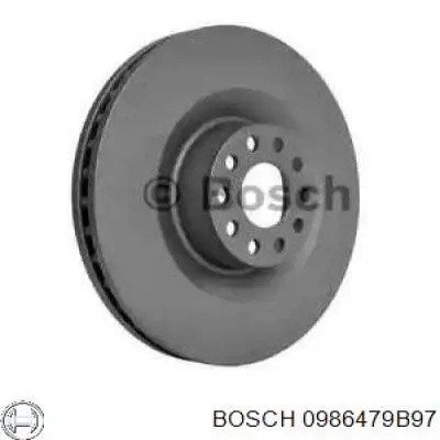 0 986 479 B97 Bosch тормозные диски
