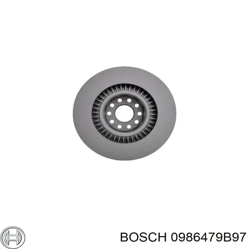 Тормоз дисковый передний Bosch 0986479B97 цена, от 92.58 USD