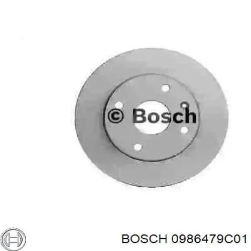 Диск гальмівний передній 0986479C01 Bosch