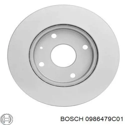 Диск гальмівний передній 0986479C01 Bosch