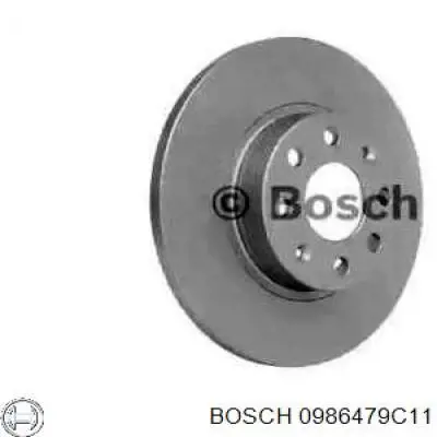 0986479C11 Bosch диск тормозной передний