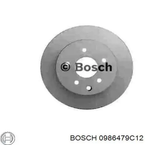 Диск гальмівний задній 0986479C12 Bosch