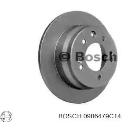 0 986 479 C14 Bosch диск тормозной задний