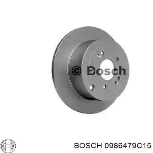 0 986 479 C15 Bosch диск тормозной задний