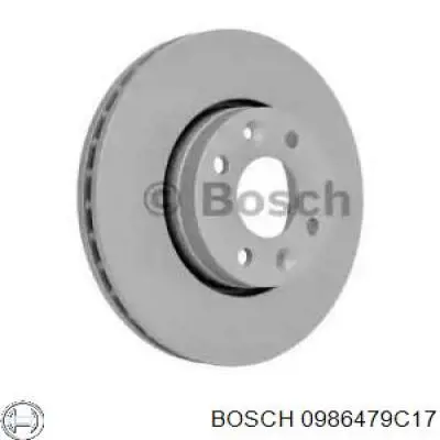 0 986 479 C17 Bosch диск тормозной передний