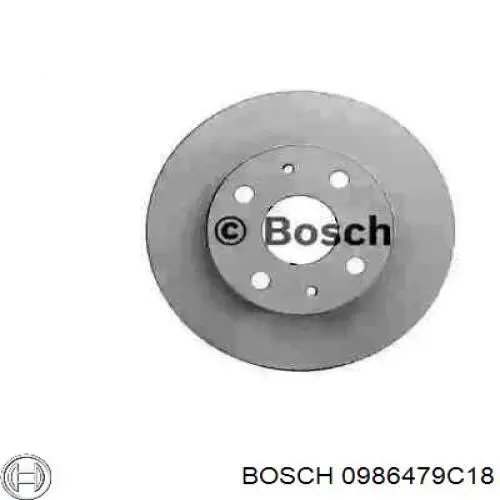 Передние тормозные диски 0986479C18 Bosch