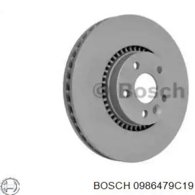 0986479C19 Bosch тормозные диски
