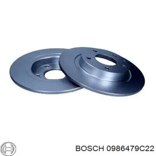 0986479C22 Bosch тормозные диски