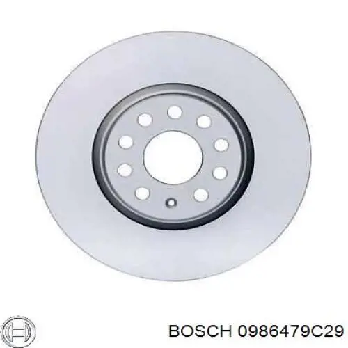 0986479C29 Bosch диск тормозной передний