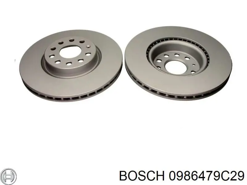 Диск гальмівний передній 0986479C29 Bosch