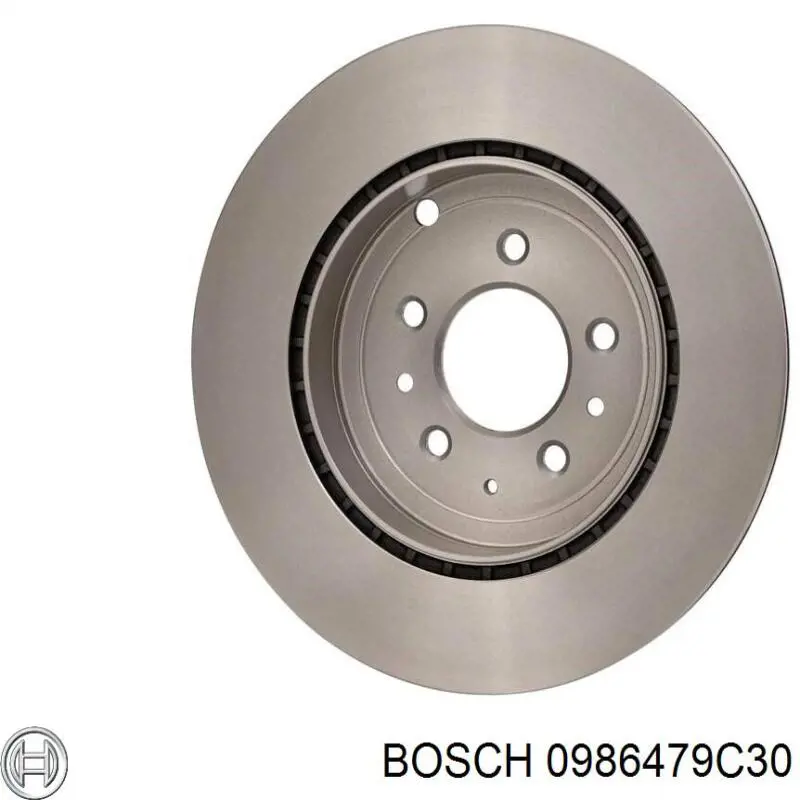 Диск гальмівний задній 0986479C30 Bosch