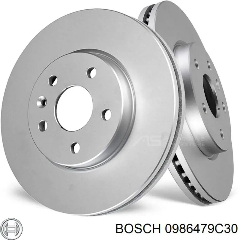 Тормозные диски 0986479C30 Bosch