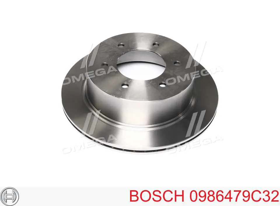 Тормозные диски 0986479C32 Bosch