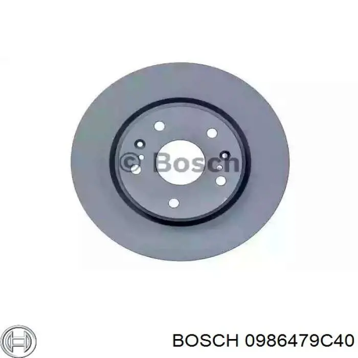 0986479C40 Bosch disco do freio dianteiro