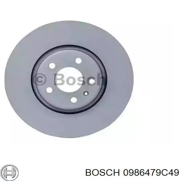 0986479C49 Bosch disco do freio dianteiro