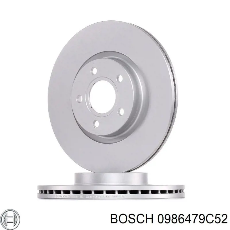 0 986 479 C52 Bosch disco do freio dianteiro