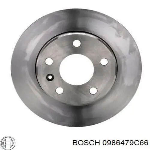 Тормозные диски 0986479C66 Bosch