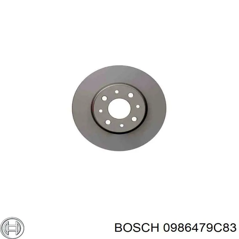 Тормозные диски 0986479C83 Bosch