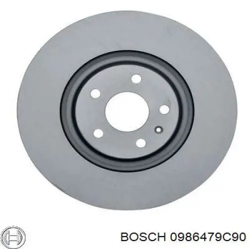 0986479C90 Bosch диск тормозной передний