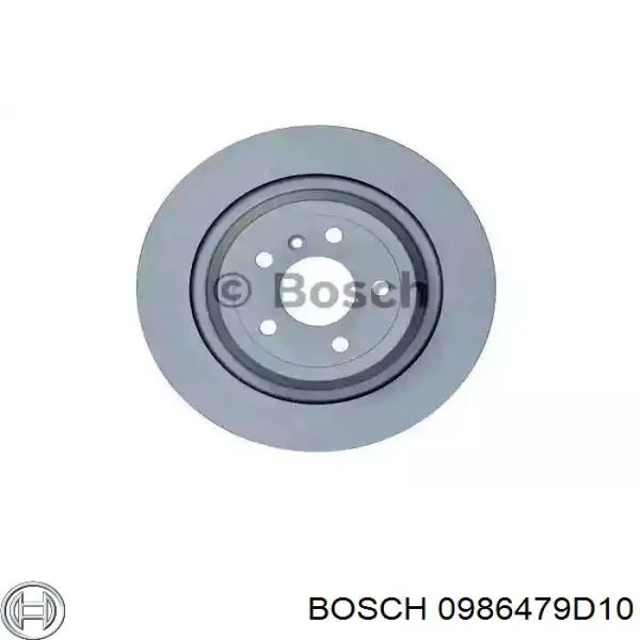 0986479D10 Bosch disco do freio traseiro