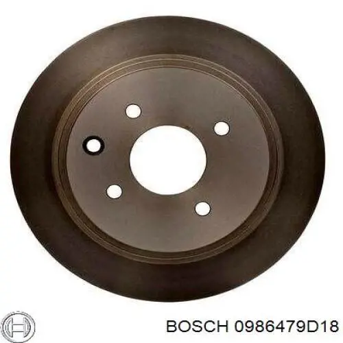 Тормозные диски 0986479D18 Bosch