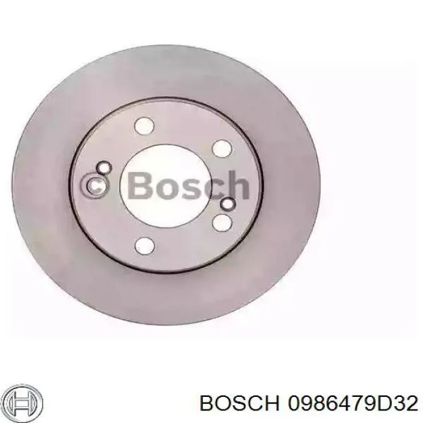 Передние тормозные диски 0986479D32 Bosch