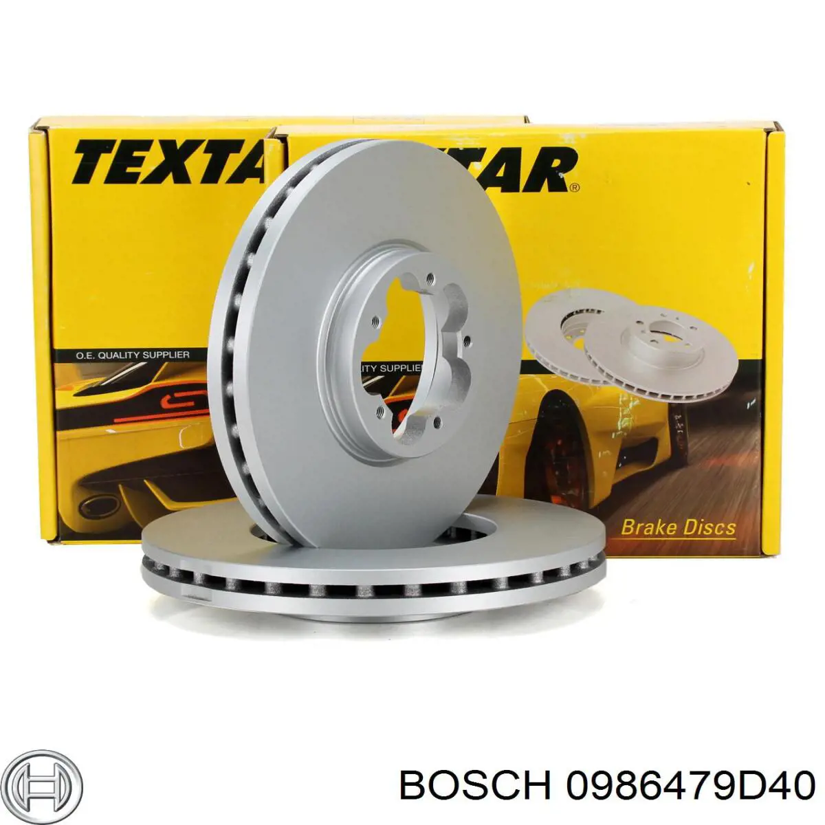 Передние тормозные диски 0986479D40 Bosch