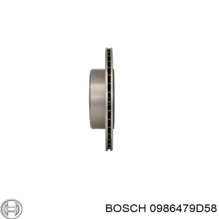 Тормозные диски 0986479D58 Bosch