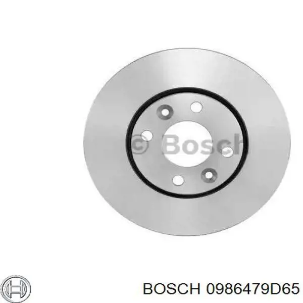 0986479D65 Bosch Диск тормозной передний