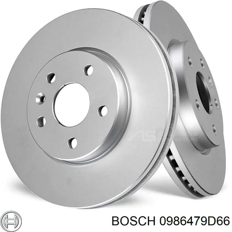 0986479D66 Bosch передние тормозные диски
