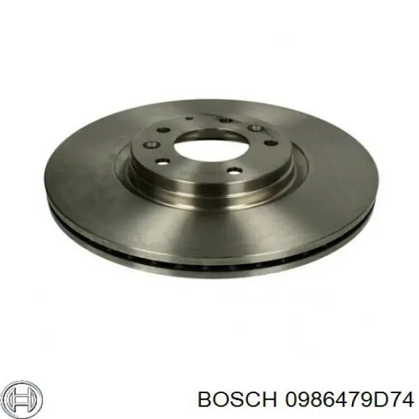 0986479D74 Bosch диск тормозной передний