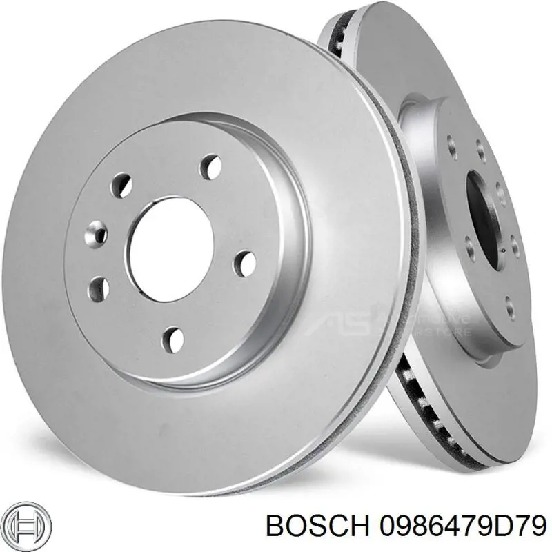 0986479D79 Bosch disco do freio dianteiro