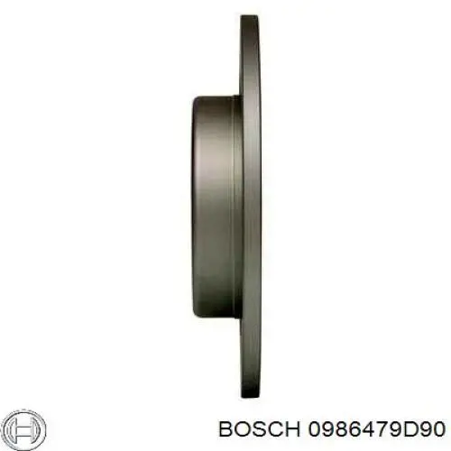 0986479D90 Bosch disco do freio traseiro