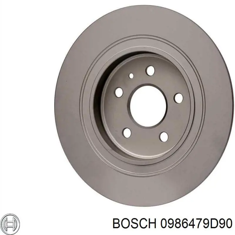 Тормозные диски 0986479D90 Bosch