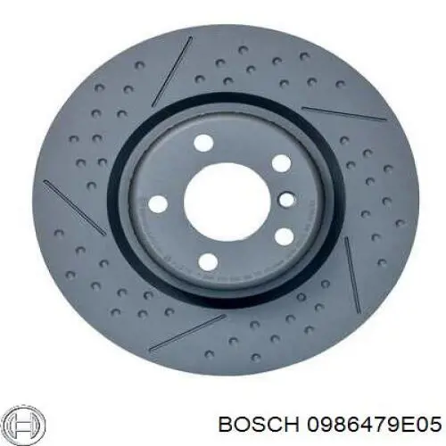 Тормозные диски 0986479E05 Bosch