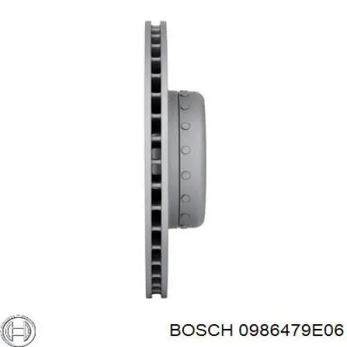 Тормозные диски 0986479E06 Bosch