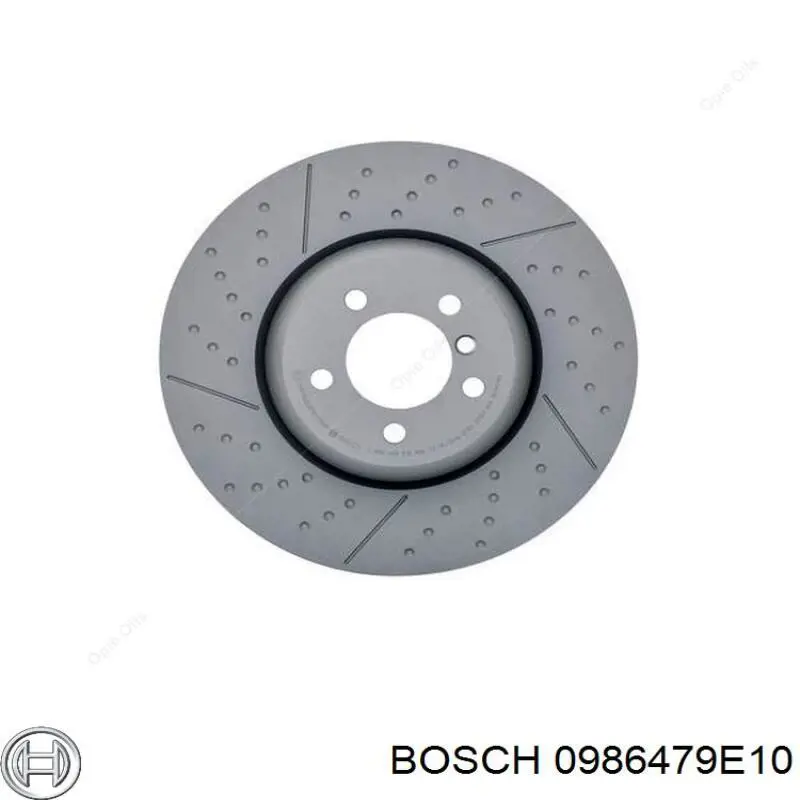 0 986 479 E10 Bosch disco do freio dianteiro