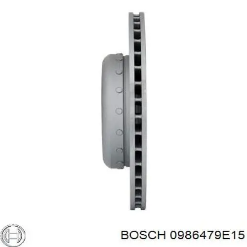 0 986 479 E15 Bosch disco do freio traseiro