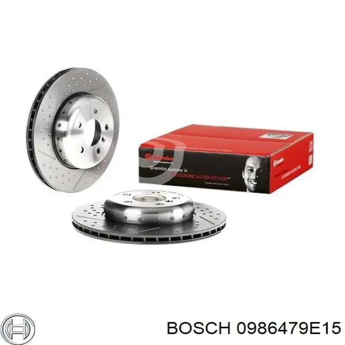 Задний дисковый тормоз Bosch 0986479E15