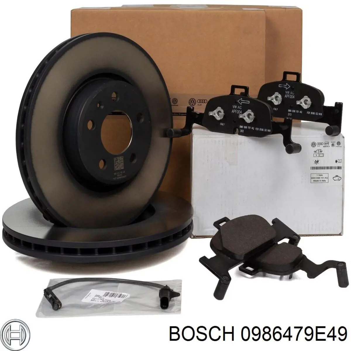 Передний тормозной диск Bosch 0986479E49