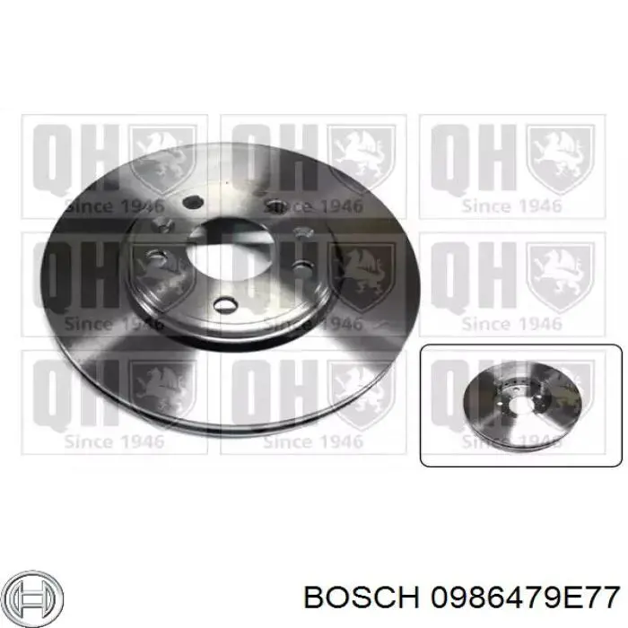 0986479E77 Bosch Диск тормозной передний