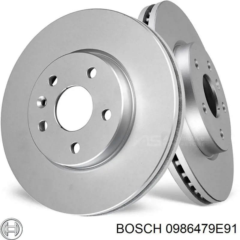 Тормозные диски 0986479E91 Bosch