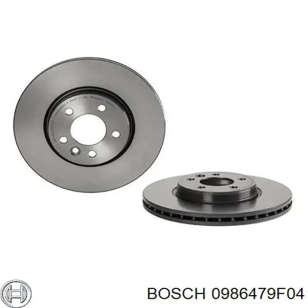 Тормоз дисковый передний Bosch 0986479F04 цена, от 65.19 USD